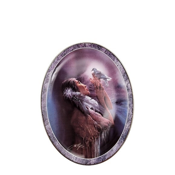 The Sharing Plate Messengers of the Spirit #6 Lee Bogle Bradford Exchange‎ - Picture 4 of 11